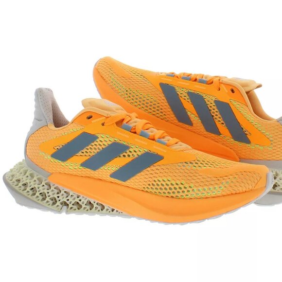 New Adidas 4DFWD 4D Pulse Running Shoes Sneakers Men's Flash Orange GX2992 - Picture 1 of 5